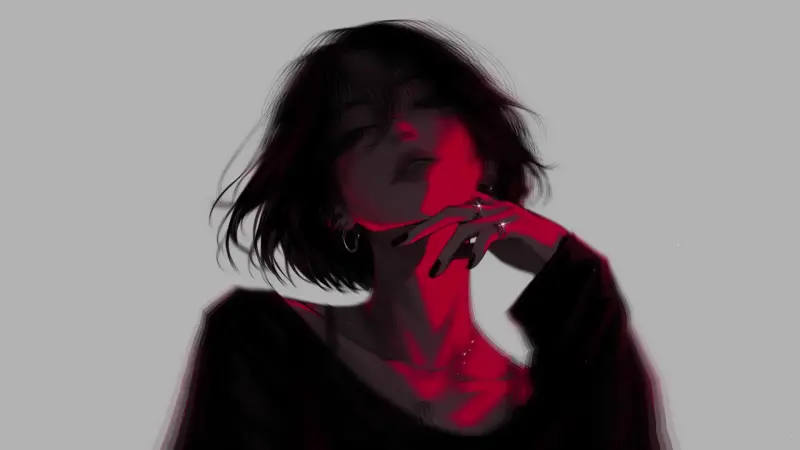 Between Shadow and Red