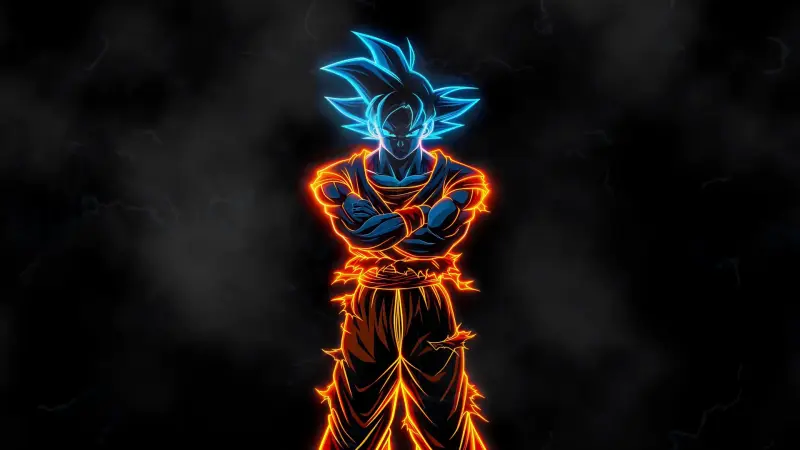 Neon Goku Power Aura