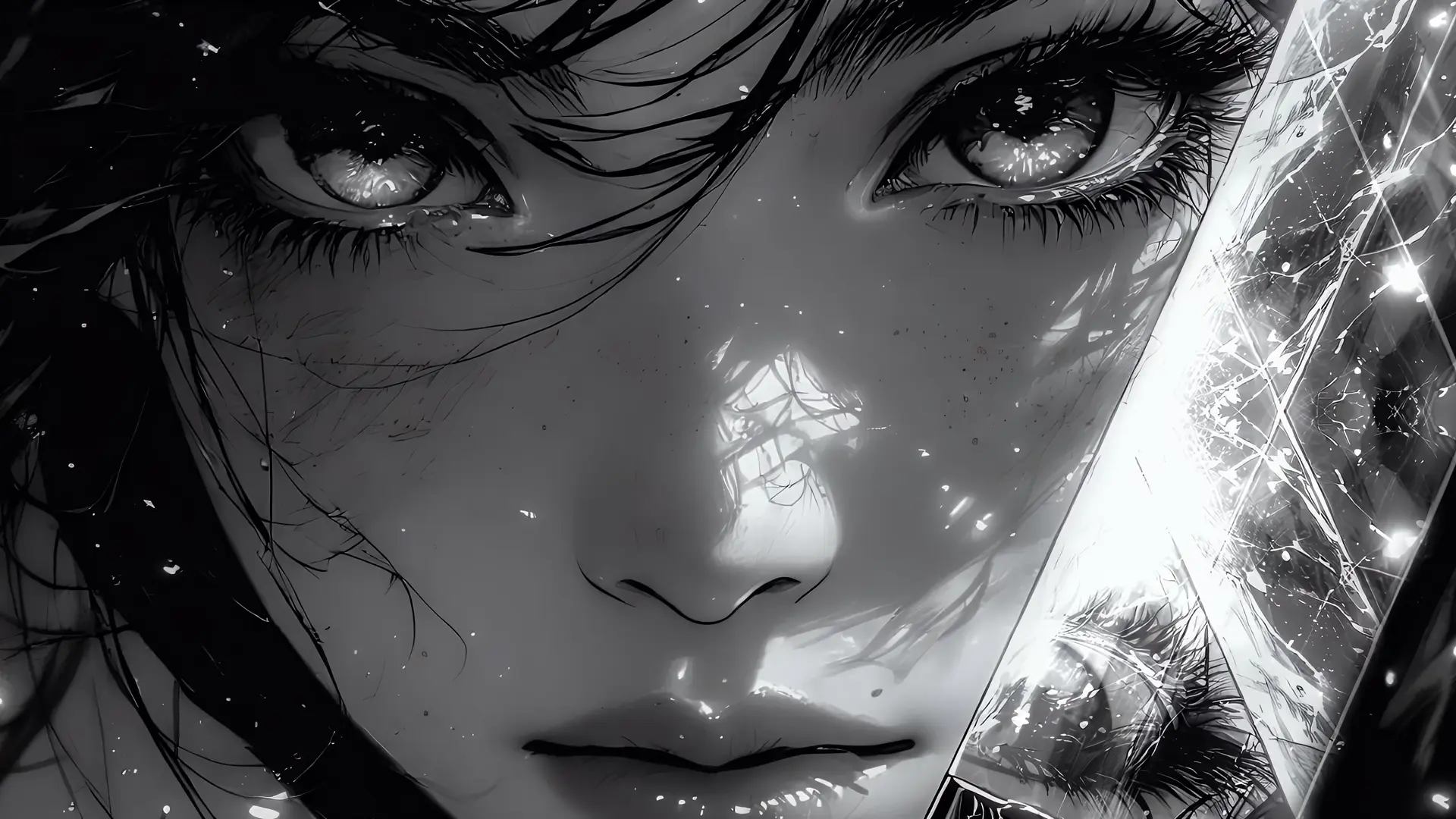 Anime Eyes live wallpaper for desktop