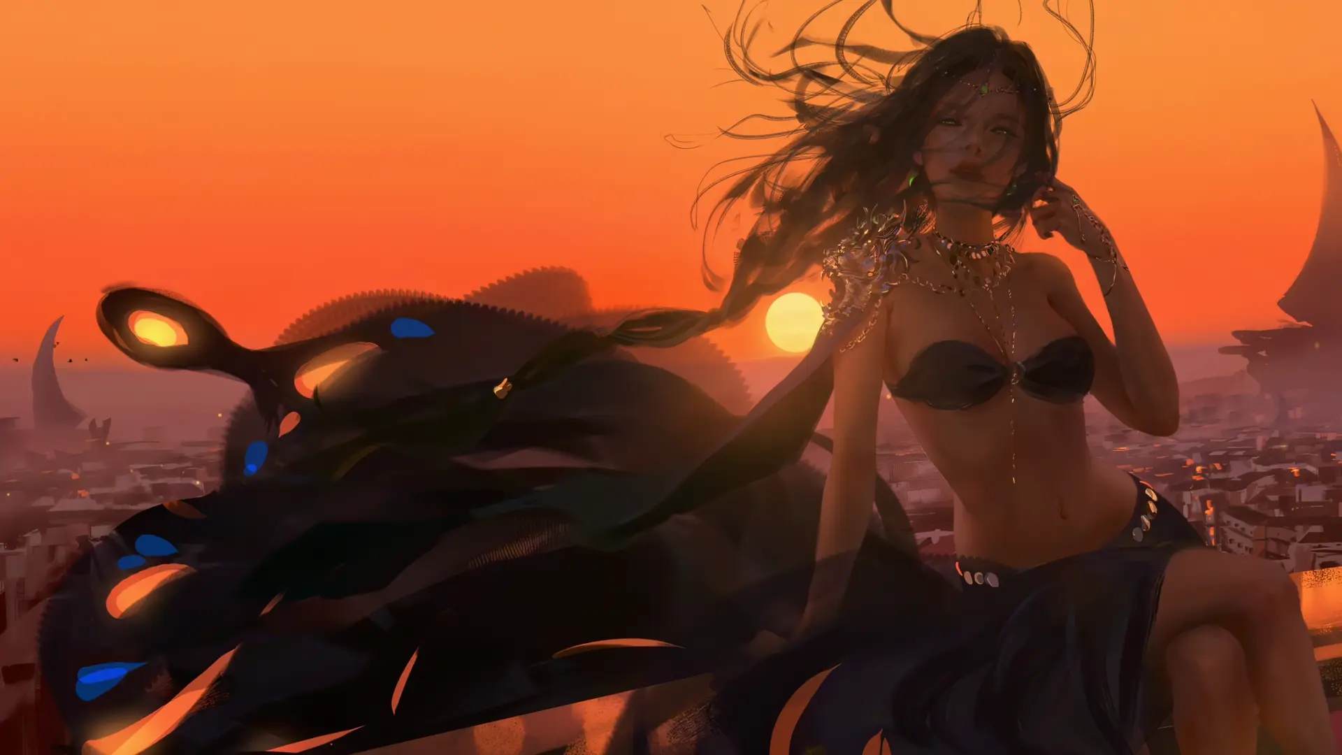 Desert Wind Goddess live wallpaper for desktop