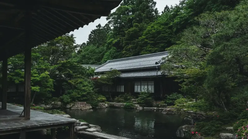 Hidden Garden Temple Stillness