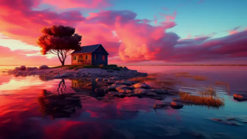 Island Sunset Cabin