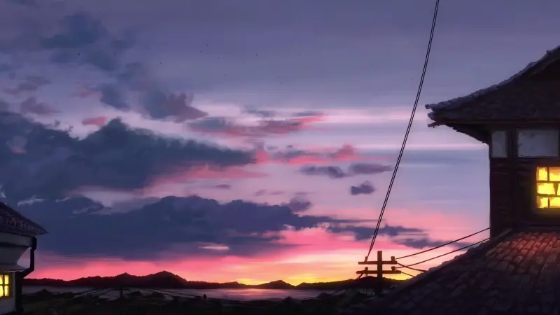 Quiet Sunset Rooftop