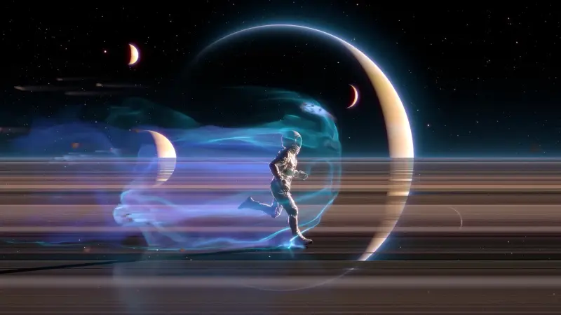 Through Planet Rings