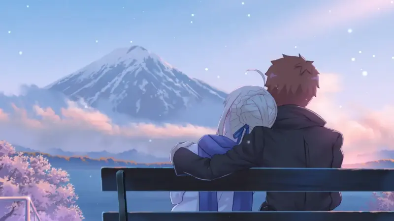 Shirou and Saber Together