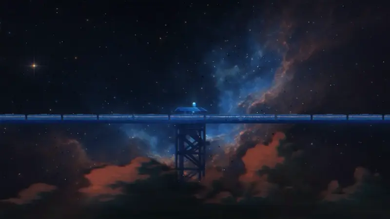Infinite Cosmic Train