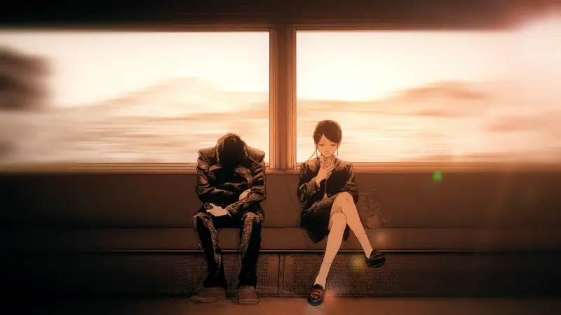 Silent Train Ride Anime