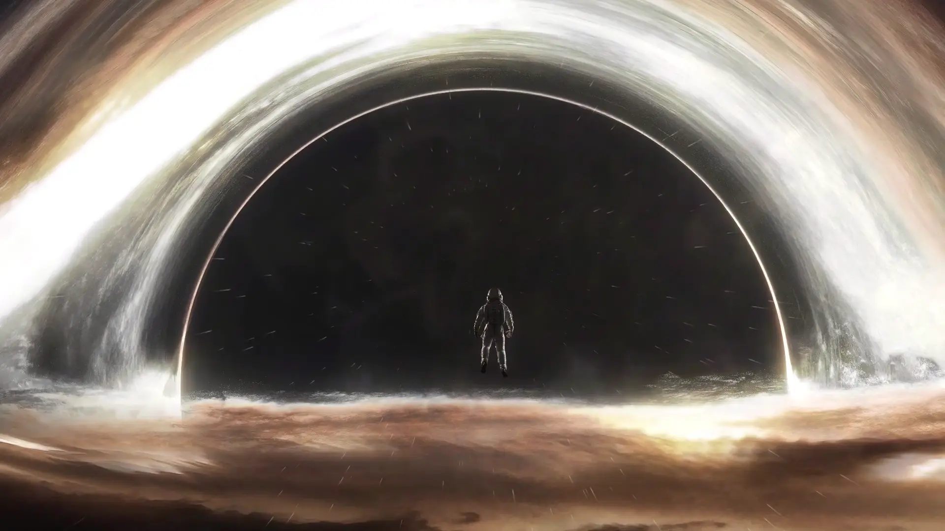 Black Hole Astronaut live wallpaper for desktop