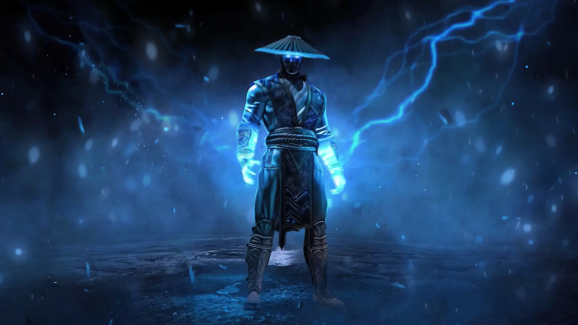 Raiden Storm Awakening Mortal Kombat live wallpaper for desktop