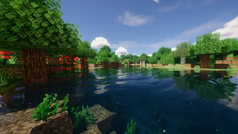 Minecraft Shaders Crystal Lake