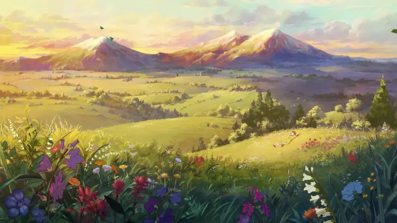 Peaceful Mountain Meadow