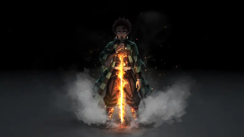 Tanjiro Kamado Flame Sword