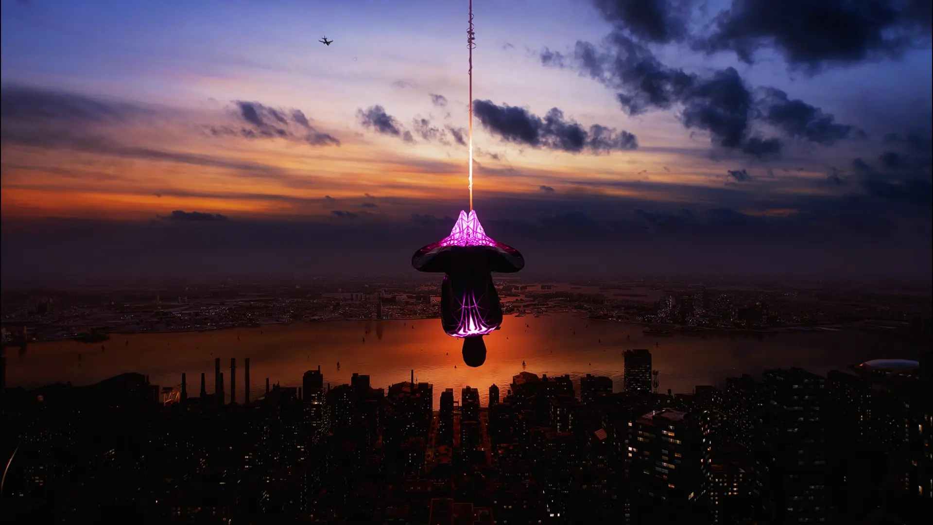 Miles Morales Upside Down live wallpaper for desktop