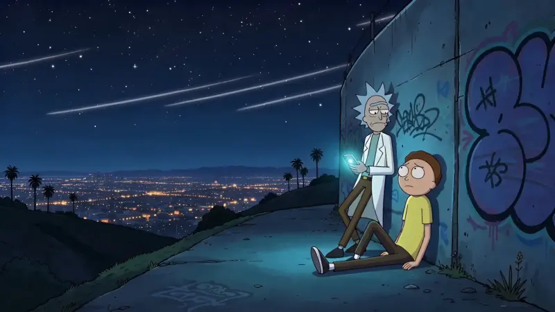 Rick and Morty Stargazing